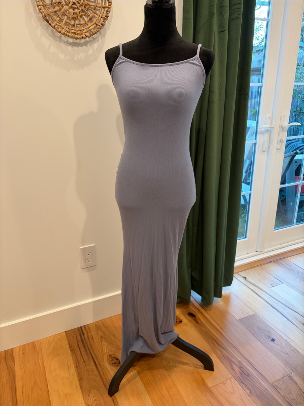 Sleek Spaghetti-Strap Maxi Dress